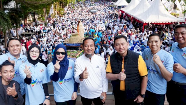 Ketua DPRD Sulsel Rachmatika Dewi Hadiri Jalan Santai Anti Mager HUT ke-357 Sulsel