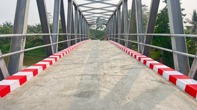 Jembatan Salujambu Rampung 100 Persen, Pemprov Sulsel Minta Segera Dibuka untuk Warga