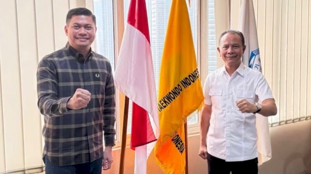 Wamenhan Dijadwalkan Lantik Adnan Purichta Ichsan Pimpin Taekwondo Sulsel Sabtu Ini