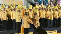 Sarmuji Lantik 197 Pengurus Golkar Sulsel, Bidik Kebangkitan di Pemilu Mendatang