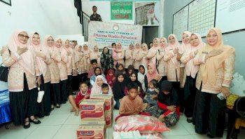 Jelang HUT ke-27, DWP Sulsel Sambangi Dua Panti Asuhan dan Salurkan Bantuan