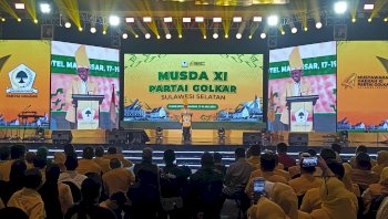 Buka Musda XI Golkar Sulsel, Bahlil Lahadalia Sebut IAS Sosok Tepat Pimpin Golkar Sulsel