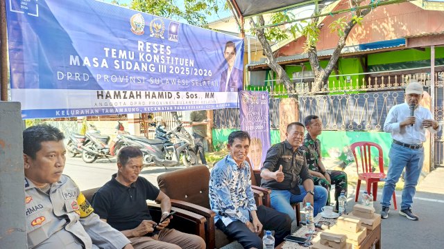 Hamzah Hamid Serap Aspirasi Warga Tamamaung, Reses Jadi Momentum Perkuat Silaturahmi dengan Konstituen