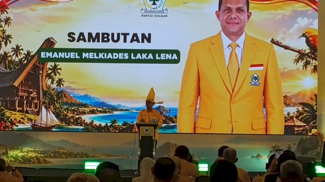 Buka Bimtek Golkar di Makassar, Melki Laka Lena Singgung Masa Jabatan DPRD hingga 2031