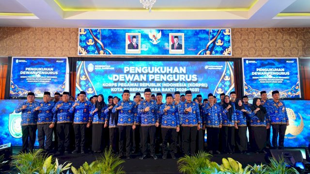 Jufri Rahman Kukuhkan Korpri Parepare 2026-2031, Dorong ASN Jadi Penggerak Pembangunan
