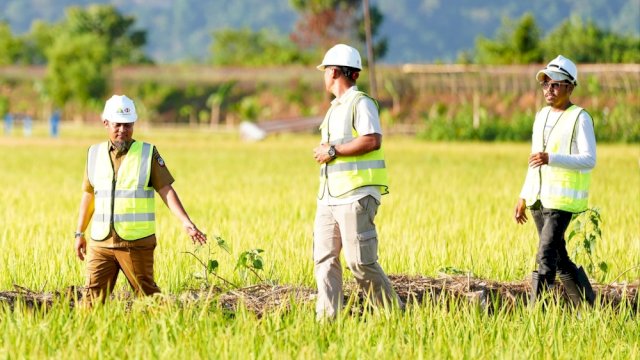 Gubernur Sulsel Tinjau Rehabilitasi Irigasi Leang Londrong, Perkuat Pasokan Air untuk 1.200 Hektare Sawah di Pangkep
