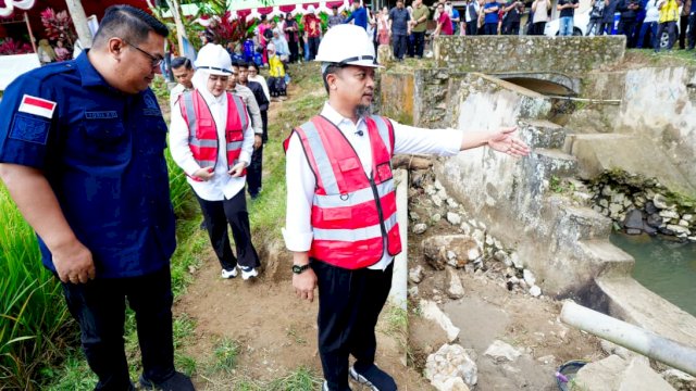Gubernur Sulsel Ground Breaking Rehabilitasi DI Balombong, Irigasi Rp24,6 Miliar Siap Tingkatkan Produktivitas Pertanian Toraja Utara