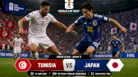 laga Kedua Group F, Jepang vs Tunisia Berebut Kemenangan