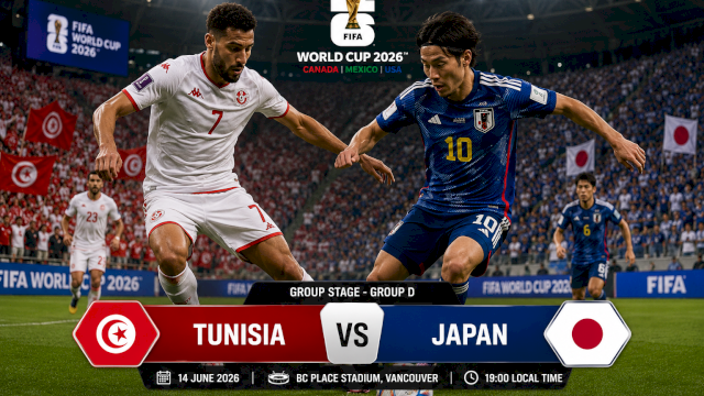 laga Kedua Group F, Jepang vs Tunisia Berebut Kemenangan