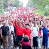 Hari Pramuka ke-65 di Bone, Ribuan Warga Bergerak Bersama Gubernur dan Mentan